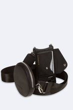 Load image into Gallery viewer, Bowie Adjustable Crossbody Strap - Black/Silver