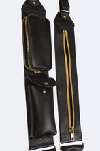 Load image into Gallery viewer, Billie Crossbody Utility Strap - Black/Gold
