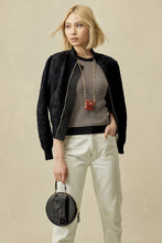 Load image into Gallery viewer, Riley AirPod Pouch - Crimson Croc/Gold