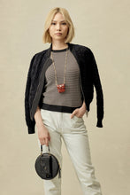 Load image into Gallery viewer, Riley AirPod Pouch - Crimson Croc/Gold