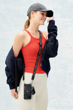 Load image into Gallery viewer, Reese Side Slot Crossbody Bandolier - Dark Camo/Silver