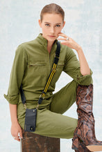 Load image into Gallery viewer, Skye Crossbody Strap - Yellow/Black/Gold