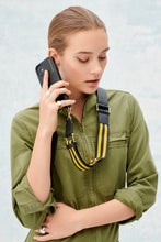 Load image into Gallery viewer, Skye Crossbody Strap - Yellow/Black/Gold