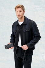 Load image into Gallery viewer, Ryder Wallet Lanyard - Black/Pewter