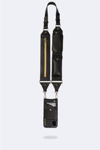 Load image into Gallery viewer, Billie Crossbody Utility Strap - Black/Gold