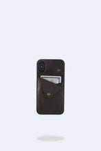 Load image into Gallery viewer, Alex Pebble Leather Wallet Case (no D-rings) - Black/Pewter