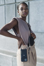 Load image into Gallery viewer, Bowie Adjustable Crossbody Strap - Black/Silver