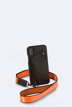 Load image into Gallery viewer, Ryder Wallet Lanyard - Orange/ Pewter