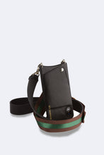 Load image into Gallery viewer, Olivia Adjustable Nylon Strap - Brown/Green/Gold