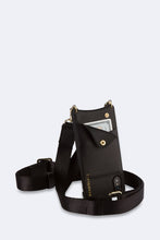Load image into Gallery viewer, Bobby Nylon Adjustable Crossbody Strap - Black/Gold