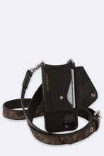 Load image into Gallery viewer, Reese Side Slot Crossbody Bandolier - Dark Camo/Silver