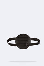 Load image into Gallery viewer, Ricky Pebble Leather Belt Bag - Black/Silver