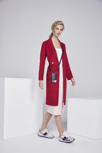 Load image into Gallery viewer, Hailey Side Slot Leather Crossbody Bandolier - Black/Pewter