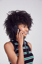 Load image into Gallery viewer, Emma Pebble Leather Crossbody Bandolier - Black/Gold