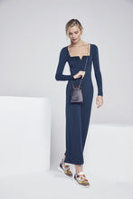 Load image into Gallery viewer, Drawstring Smooth Leather Pouch - Black/Gold