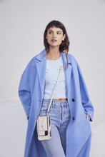 Load image into Gallery viewer, Classic Pebble Leather Zip Pouch - Sand Rose/Silver