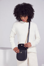 Load image into Gallery viewer, The Shay Bandolier Bag - Black/Gold