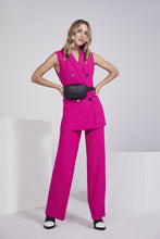 Load image into Gallery viewer, Kate Pebble Leather Belt Bag - Black/Silver