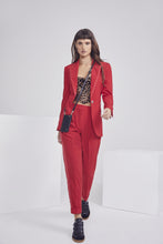 Load image into Gallery viewer, Emma Vegan Leather Crossbody Bandolier - Black/Gold