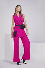 Load image into Gallery viewer, Kate Pebble Leather Belt Bag - Black/Silver