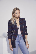 Load image into Gallery viewer, Lucy Pebble Leather Crossbody Bandolier - Black/Pewter