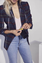 Load image into Gallery viewer, Lucy Pebble Leather Crossbody Bandolier - Black/Pewter