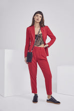 Load image into Gallery viewer, Classic Vegan Leather Zip Pouch - Black/Gold