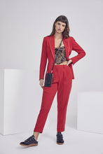 Load image into Gallery viewer, Classic Vegan Leather Zip Pouch - Black/Gold