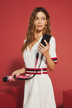 Load image into Gallery viewer, Candice Wide Adjustable Strap - Red/White