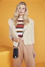 Load image into Gallery viewer, Medium Pebble Leather Expanded Zip Pouch - Black/Gold