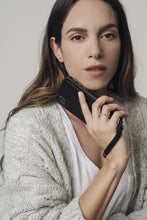Load image into Gallery viewer, Sarah Bandolet Strap - Black/Pewter