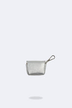 Load image into Gallery viewer, Avery AirPod Clip-On Pouch - Metallic Silver/Silver