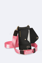 Load image into Gallery viewer, Bobby Nylon Adjustable Crossbody Strap - Pink/Gold