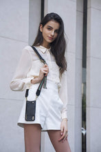 Load image into Gallery viewer, Olivia Adjustable Nylon Strap - Brown/Green/Gold