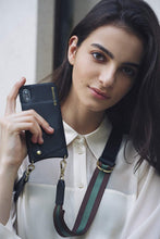 Load image into Gallery viewer, Olivia Adjustable Nylon Strap - Brown/Green/Gold