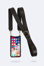 Load image into Gallery viewer, Olivia Adjustable Pebble Leather Strap - Black/Gold