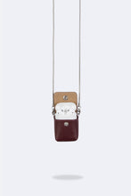 Load image into Gallery viewer, Riley AirPod Pouch - Wine/Silver