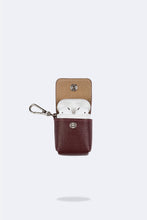 Load image into Gallery viewer, Avery Airpod Clip-On Pouch - Wine/Silver