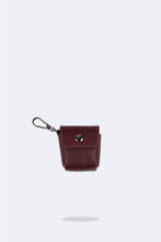 Load image into Gallery viewer, Avery Airpod Clip-On Pouch - Wine/Silver