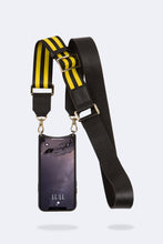 Load image into Gallery viewer, Skye Crossbody Strap - Yellow/Black/Gold
