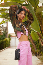 Load image into Gallery viewer, Drawstring Smooth Leather Pouch - Black/Gold
