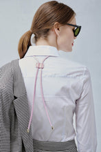 Load image into Gallery viewer, The Bolo Eyeglass Tie - Pink/Gold

