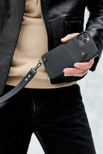 Load image into Gallery viewer, Ryder Wallet Wrist Strap - Black/Pewter
