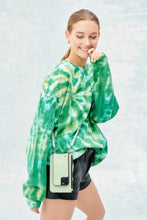 Load image into Gallery viewer, Mini-Round Stud Zip Pouch - Mist Green/Silver
