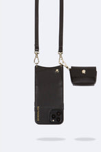 Load image into Gallery viewer, Avery AirPod Clip-On Pouch - Black/Gold

