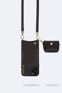 Avery AirPod Clip-On Pouch - Black/Gold