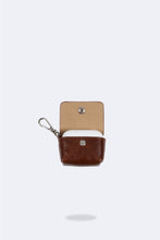 Load image into Gallery viewer, Avery Airpod Clip-On Pouch - Dark Brown/Silver
