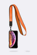 Load image into Gallery viewer, Ryder Wallet Lanyard - Orange/ Pewter
