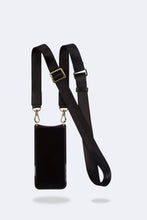 Load image into Gallery viewer, Bobby Nylon Adjustable Crossbody Strap - Black/Gold
