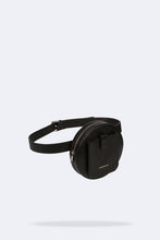 Load image into Gallery viewer, Ricky Pebble Leather Belt Bag - Black/Silver
